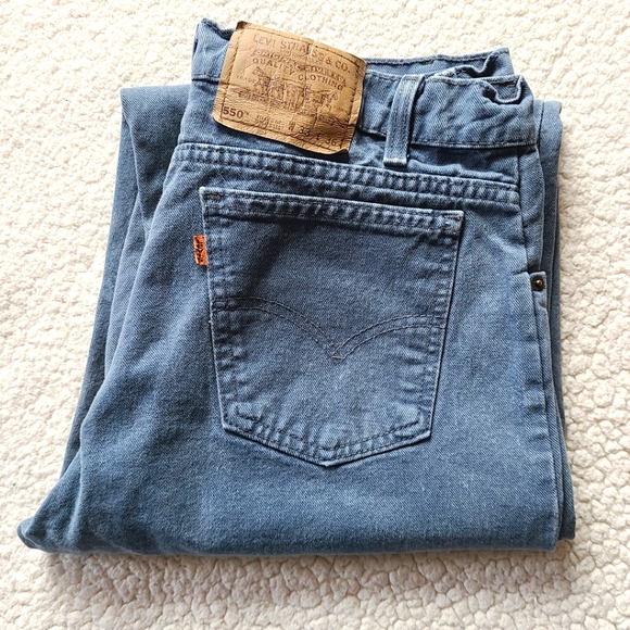 LEVI'S 550 ZIP FLY~ VINTAGE ORANGE TAB~🎊HP🎊 - Picture 2 of 7